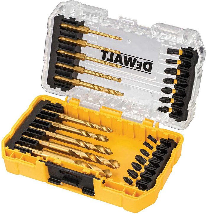 Tooled Up | Dewalt DeWalt 24 Piece FlexTorq Drill and Screwdriver Bit Set Dewalt DeWalt 24 Piece FlexTorq Drill and Screwdriver Bit Set