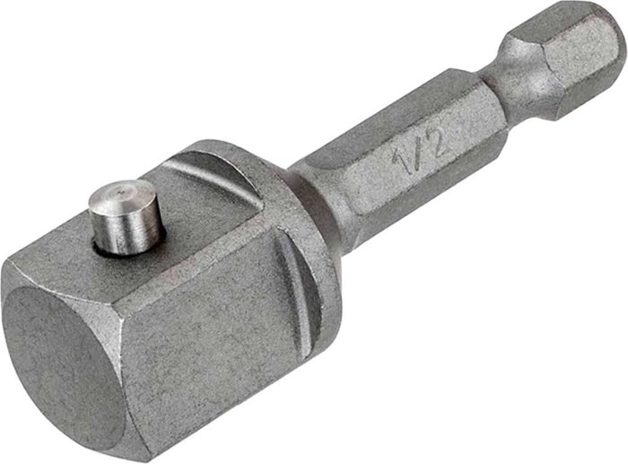 Tooled Up | Dewalt DeWalt 1/4 Hex to 1/2 Square Drive Socket Adaptor 1/2 Dewalt DeWalt 1/4 Hex to 1/2 Square Drive Socket Adaptor 1/2