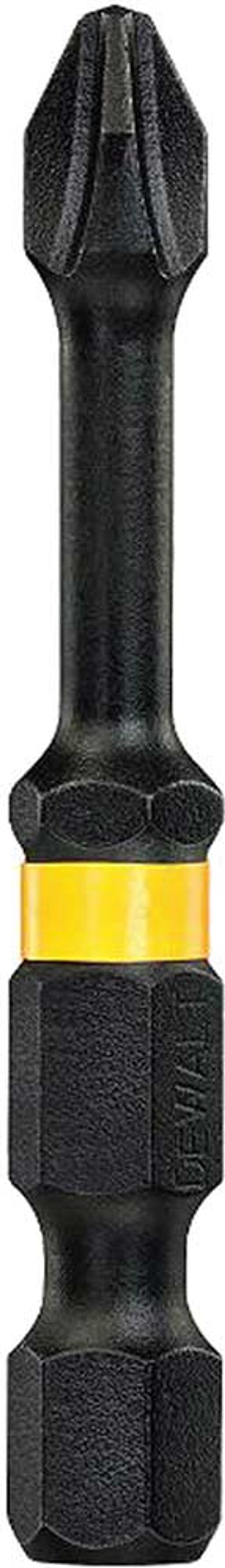 Tooled Up | Dewalt DeWalt Phillips Extreme Impact Torsion Screwdriver Bit PH3 50mm Pack of 5 Dewalt DeWalt Phillips Extreme Impact Torsion Screwdriver Bit PH3 50mm Pack of 5