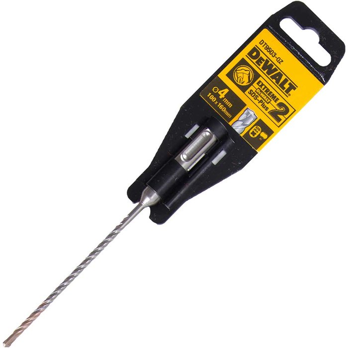Tooled Up | Dewalt DeWalt Extreme 2 SDS Plus Masonry Drill Bit 4mm 160mm Dewalt DeWalt Extreme 2 SDS Plus Masonry Drill Bit 4mm 160mm