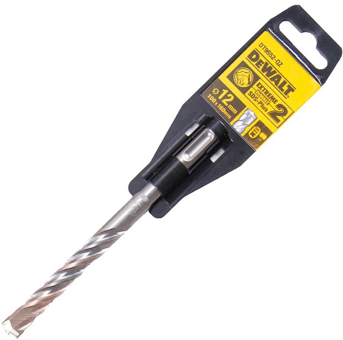 Tooled Up | Dewalt DeWalt Extreme 2 SDS Plus Masonry Drill Bit 12mm 160mm Dewalt DeWalt Extreme 2 SDS Plus Masonry Drill Bit 12mm 160mm