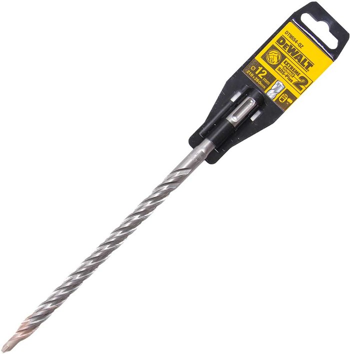 Tooled Up | Dewalt DeWalt Extreme 2 SDS Plus Masonry Drill Bit 12mm 260mm Dewalt DeWalt Extreme 2 SDS Plus Masonry Drill Bit 12mm 260mm