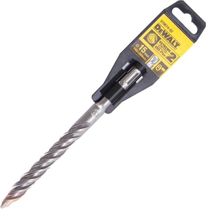 Tooled Up | Dewalt DeWalt Extreme 2 SDS Plus Masonry Drill Bit 15mm 260mm Dewalt DeWalt Extreme 2 SDS Plus Masonry Drill Bit 15mm 260mm