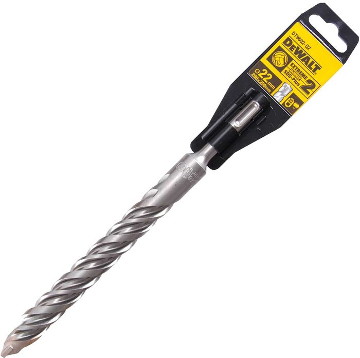 Tooled Up | Dewalt DeWalt Extreme 2 SDS Plus Masonry Drill Bit 22mm 250mm Dewalt DeWalt Extreme 2 SDS Plus Masonry Drill Bit 22mm 250mm