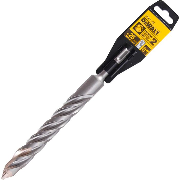 Tooled Up | Dewalt DeWalt Extreme 2 SDS Plus Masonry Drill Bit 25mm 250mm Dewalt DeWalt Extreme 2 SDS Plus Masonry Drill Bit 25mm 250mm
