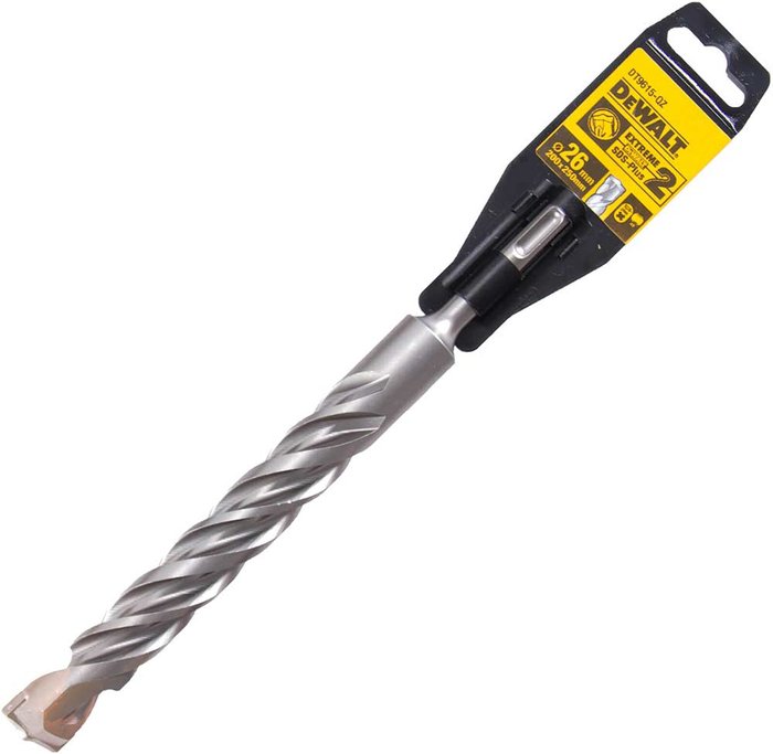Tooled Up | Dewalt DeWalt Extreme 2 SDS Plus Masonry Drill Bit 26mm 250mm Dewalt DeWalt Extreme 2 SDS Plus Masonry Drill Bit 26mm 250mm