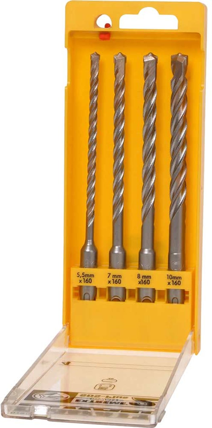 Tooled Up | Dewalt DeWalt 4 Piece Extreme SDS Plus Drill Bit Set Dewalt DeWalt 4 Piece Extreme SDS Plus Drill Bit Set