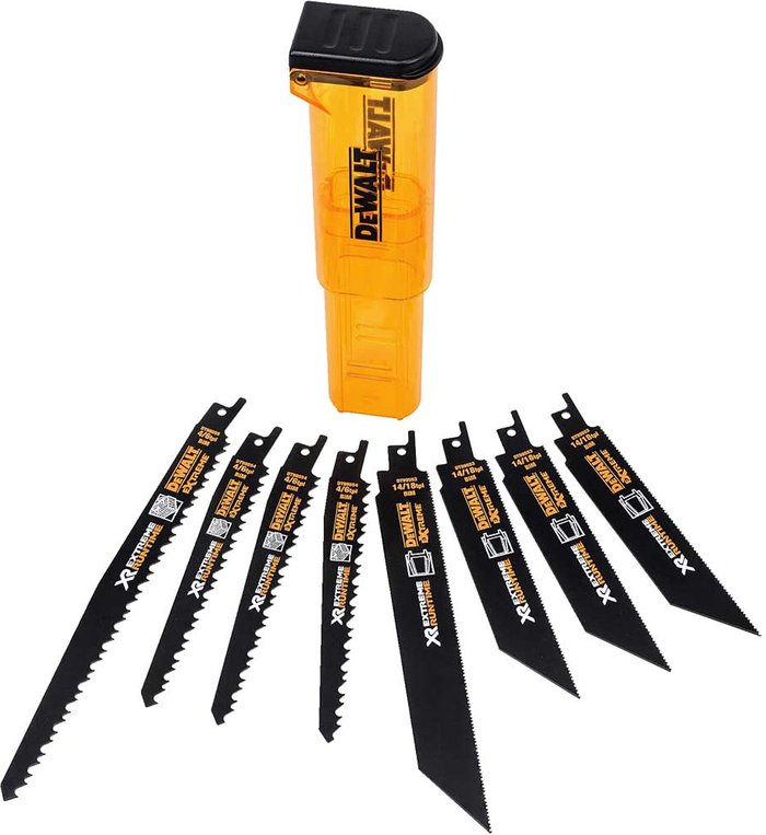 Tooled Up | Dewalt DeWalt DT99551 8 Piece Extreme Runtime Reciprocating Sabre Saw Blade Set Dewalt DeWalt DT99551 8 Piece Extreme Runtime Reciprocating Sabre Saw Blade Set