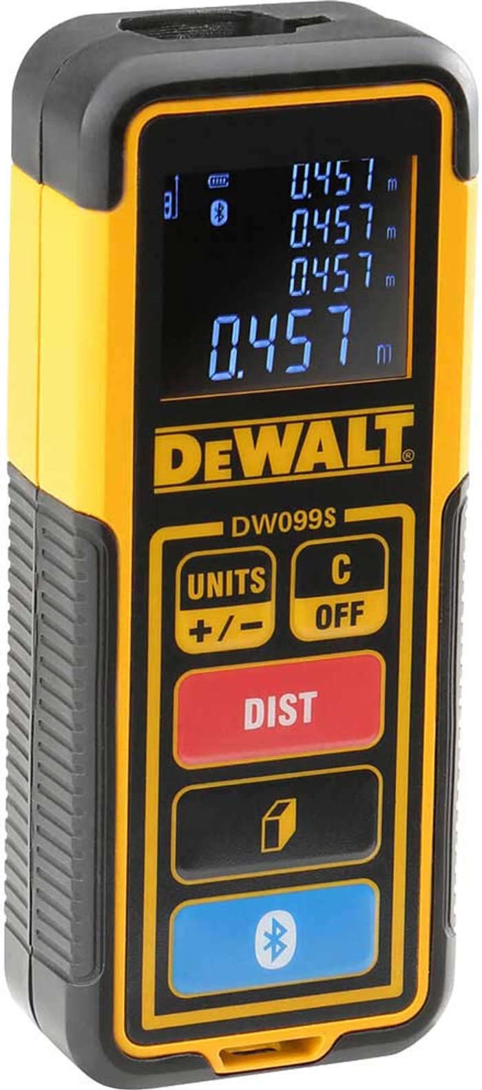 Tooled Up | Dewalt DeWalt DW099S-XJ 30m Bluetooth Line Distance Measurer Dewalt DeWalt DW099S-XJ 30m Bluetooth Line Distance Measurer