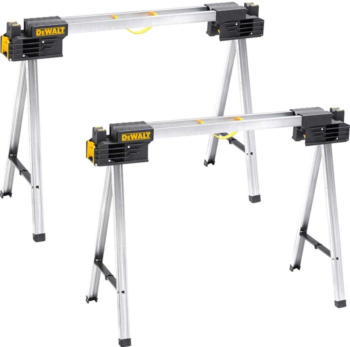 Tooled Up | Dewalt Dewalt DWST1-75676 Full Metal Sawhorse - Twin Pack Dewalt Dewalt DWST1-75676 Full Metal Sawhorse - Twin Pack
