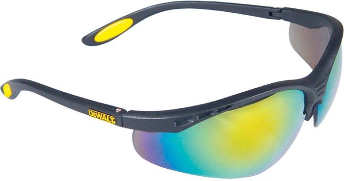 Tooled Up | Dewalt DeWalt Reinforcer Fire Mirror Safety Glasses Dewalt DeWalt Reinforcer Fire Mirror Safety Glasses