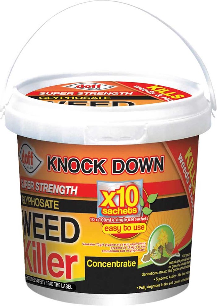 Tooled Up | Doff Doff Super Strength Glyphosate Weed Killer Concentrate Pack of 10 Doff Doff Super Strength Glyphosate Weed Killer Concentrate Pack of 10
