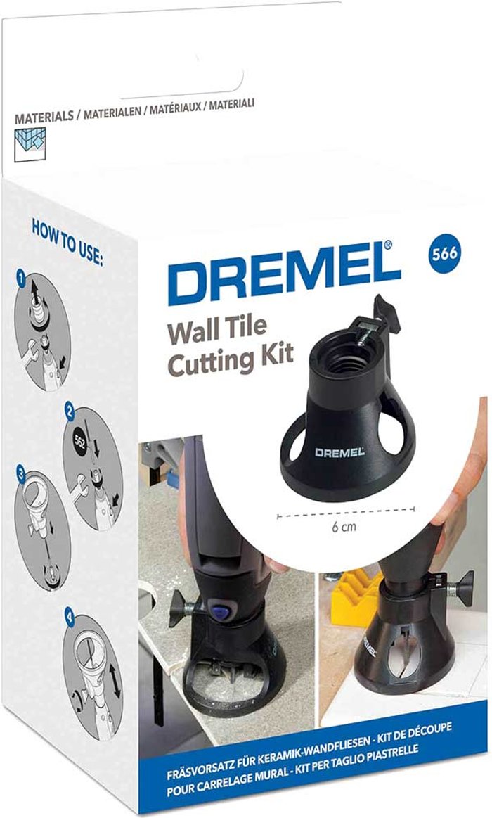 Tooled Up | Dremel Dremel 566 Rotary Multi Tool Ceramic Tile Cutting Kit Dremel Dremel 566 Rotary Multi Tool Ceramic Tile Cutting Kit
