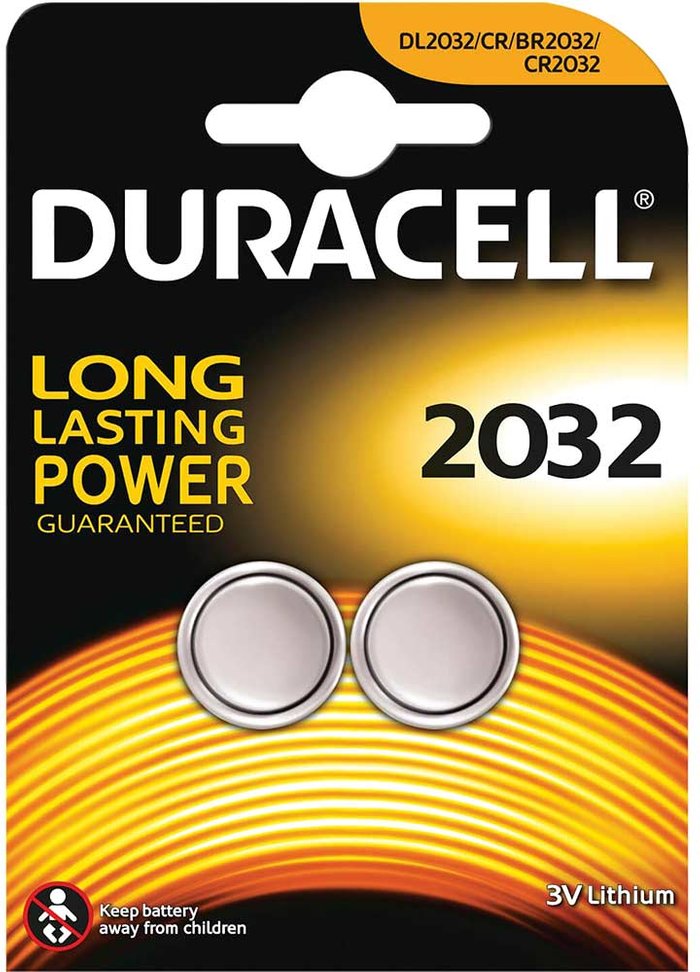 Tooled Up | Duracell Lithium Coin Duracell DL2032 3V Lithium Button Battery (Pack of 2) 75072668 Duracell Lithium Coin Duracell DL2032 3V Lithium Button Battery (Pack of 2) 75072668
