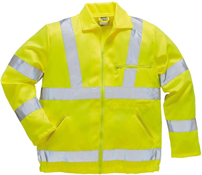 Tooled Up | Portwest Portwest Class 3 Hi Vis Polycotton Jacket Yellow 2XL Portwest Portwest Class 3 Hi Vis Polycotton Jacket Yellow 2XL
