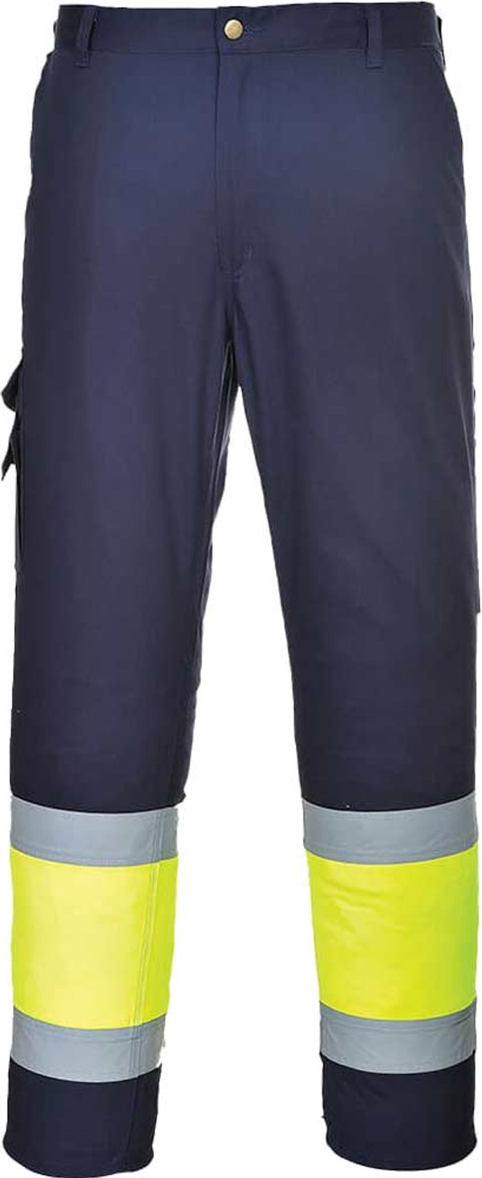 Tooled Up | Portwest Portwest Hi Vis Two Tone Combat Trousers Yellow / Navy XL 34 Portwest Portwest Hi Vis Two Tone Combat Trousers Yellow / Navy XL 34