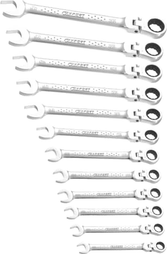 Tooled Up | Expert By Facom Expert by Facom 12 Piece Flexible Ratchet Head Combination Spanner Set Expert By Facom Expert by Facom 12 Piece Flexible Ratchet Head Combination Spanner Set