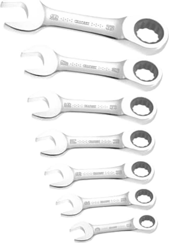 Tooled Up | Expert By Facom Expert by Facom 7 Piece Midget Ratchet Combination Spanner Set Expert By Facom Expert by Facom 7 Piece Midget Ratchet Combination Spanner Set