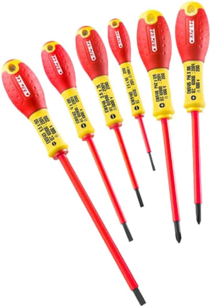 Tooled Up | Expert By Facom Expert by Facom 6 Piece VDE Insulated Screwdriver Set Expert By Facom Expert by Facom 6 Piece VDE Insulated Screwdriver Set