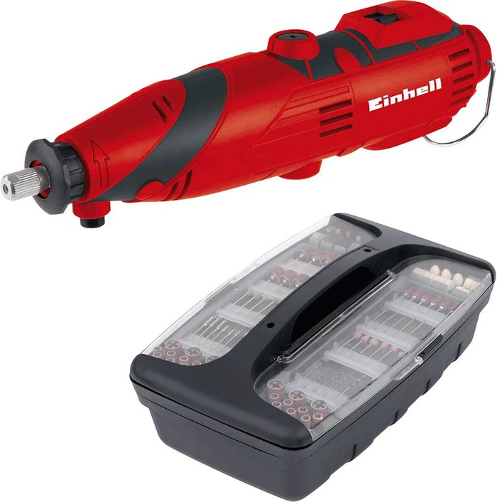 Tooled Up | Einhell Einhell 135W Grinding & Engraving Tool Kit 240V Einhell Einhell 135W Grinding & Engraving Tool Kit 240V