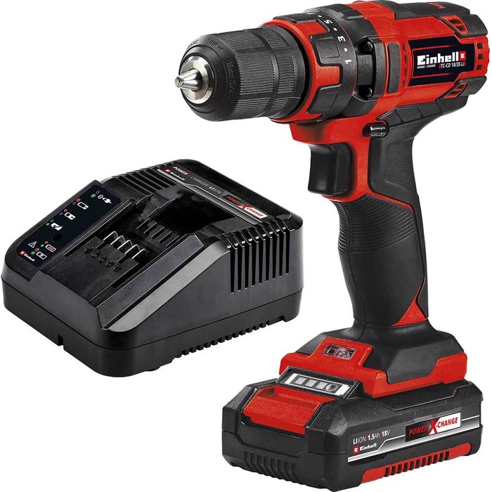 Tooled Up | Einhell Einhell TC-CD 18/35 Li 18v Cordless Drill Driver 1 x 1.5ah Li-ion Charger No Case Einhell Einhell TC-CD 18/35 Li 18v Cordless Drill Driver 1 x 1.5ah Li-ion Charger No Case