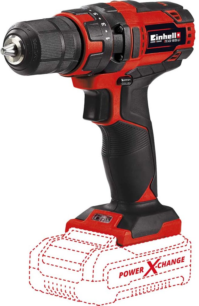 Tooled Up | Einhell Einhell TC-CD 18/35 Li 18v Cordless Drill Driver No Batteries No Charger No Case Einhell Einhell TC-CD 18/35 Li 18v Cordless Drill Driver No Batteries No Charger No Case