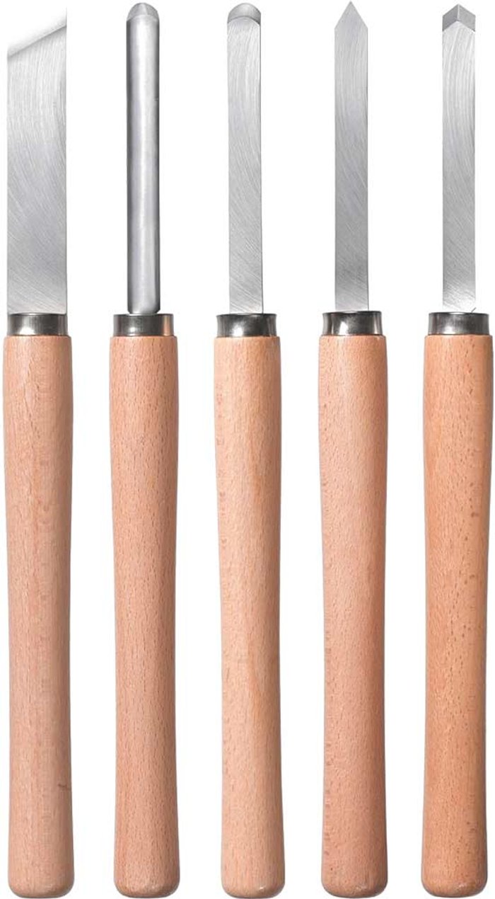 Tooled Up | Einhell Einhell 5 Piece Wood Turning Chisel Set Einhell Einhell 5 Piece Wood Turning Chisel Set