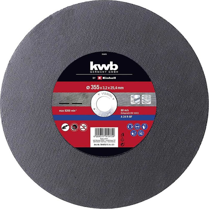 Tooled Up | Einhell Einhell Metal Cutting Saw Disc 355mm 25.4mm Einhell Einhell Metal Cutting Saw Disc 355mm 25.4mm