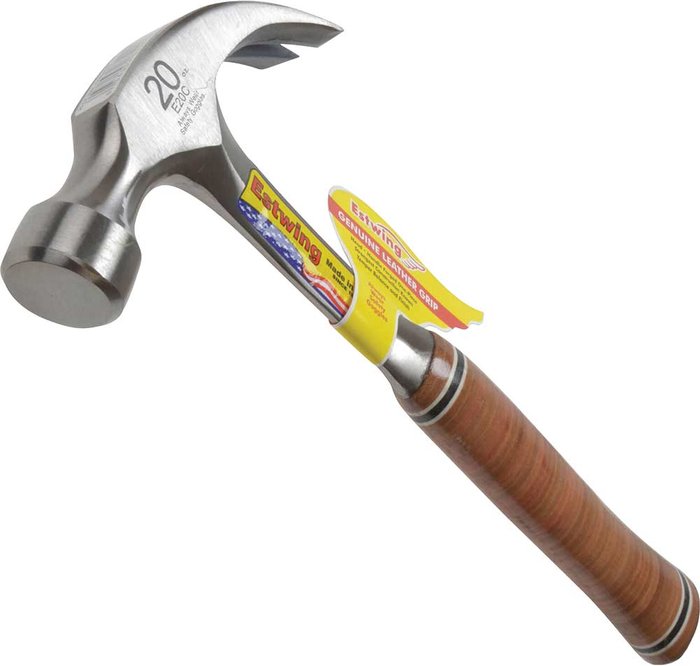 Tooled Up | Estwing Estwing Curved Claw Hammer 560g Estwing Estwing Curved Claw Hammer 560g