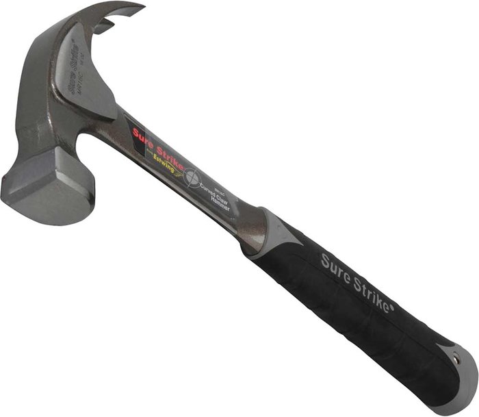 Tooled Up | Estwing Estwing Sure Strike Curved Claw Hammer 16oz Estwing Estwing Sure Strike Curved Claw Hammer 16oz