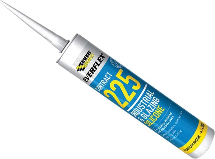 Tooled Up | Everbuild Everbuild Industrial and Glazing Silicone Clear 310ml Everbuild Everbuild Industrial and Glazing Silicone Clear 310ml