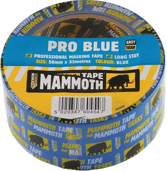 Tooled Up | Everbuild Everbuild Pro Blue Masking Tape 25mm 33m Everbuild Everbuild Pro Blue Masking Tape 25mm 33m