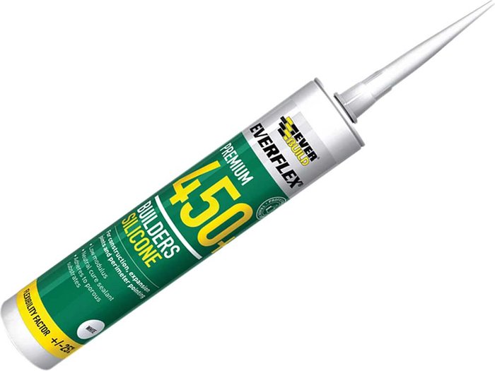 Tooled Up | Everbuild Everbuild Builders Silicone Sealant Grey 310ml Everbuild Everbuild Builders Silicone Sealant Grey 310ml