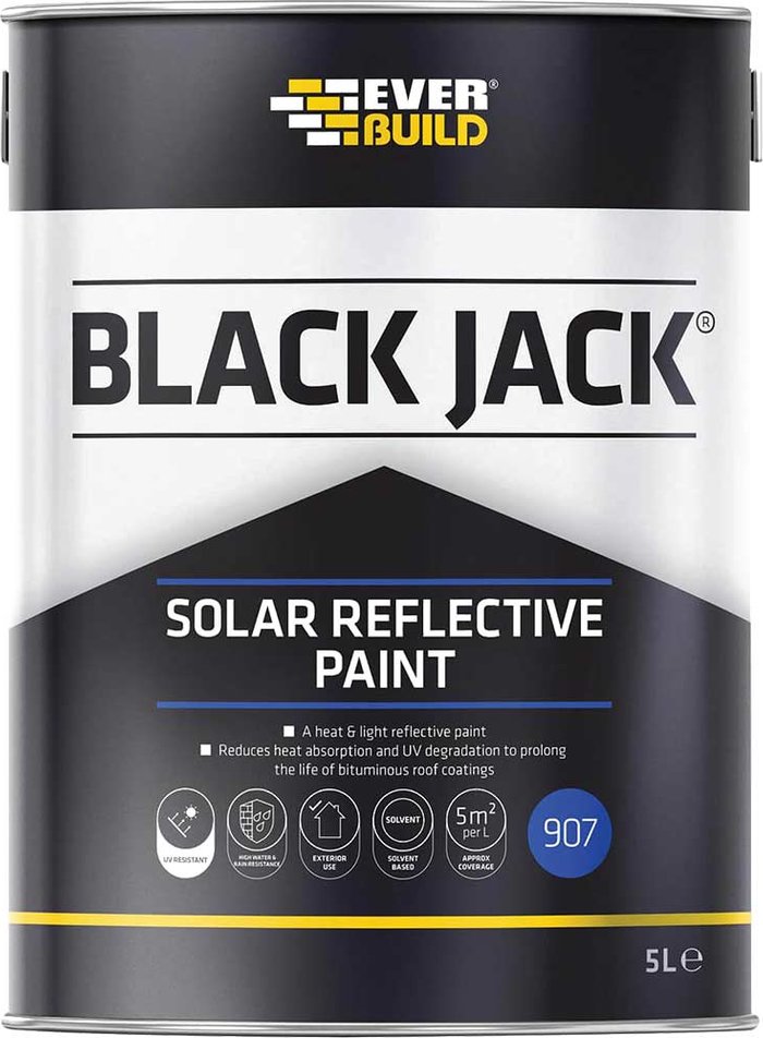Tooled Up | Everbuild Everbuild Black Jack 907 Solar Reflective Paint Silver 5l Everbuild Everbuild Black Jack 907 Solar Reflective Paint Silver 5l