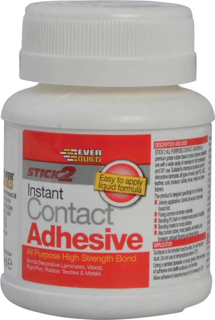 Tooled Up | Everbuild Everbuild Stick 2 All Purpose Contact Adhesive 125ml Everbuild Everbuild Stick 2 All Purpose Contact Adhesive 125ml