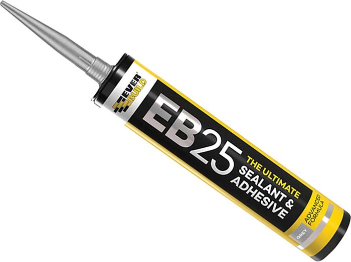 Tooled Up | Everbuild Everbuild E2525 Hybrid Sealant Adhesive Grey 300ml Everbuild Everbuild E2525 Hybrid Sealant Adhesive Grey 300ml