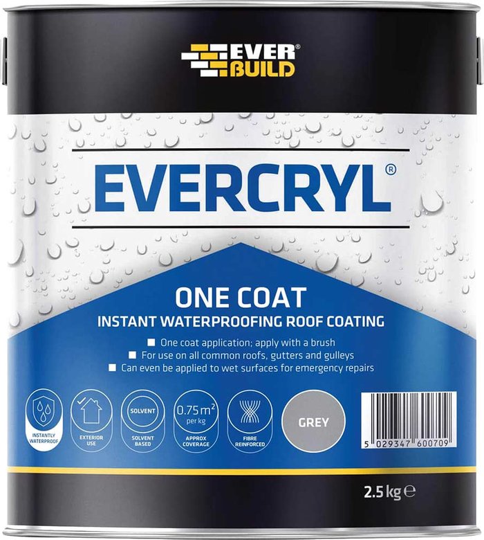 Tooled Up | Everbuild Everbuild Evercryl One Coat Grey 2.5kg Everbuild Everbuild Evercryl One Coat Grey 2.5kg