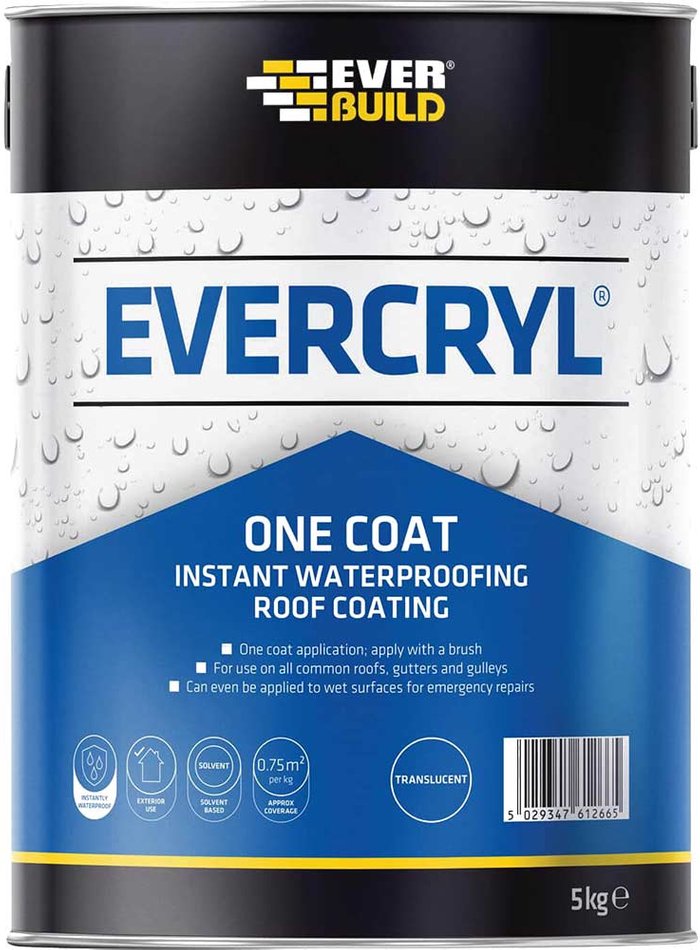 Tooled Up | Everbuild Everbuild Evercryl One Coat Clear 5kg Everbuild Everbuild Evercryl One Coat Clear 5kg