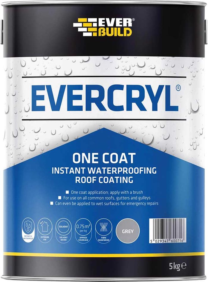 Tooled Up | Everbuild Everbuild Evercryl One Coat Grey 5kg Everbuild Everbuild Evercryl One Coat Grey 5kg