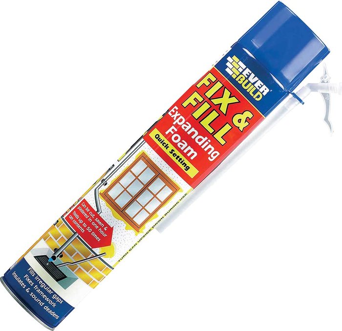 Tooled Up | Everbuild Everbuild Fill and Fix Expanding Foam 750ml Everbuild Everbuild Fill and Fix Expanding Foam 750ml