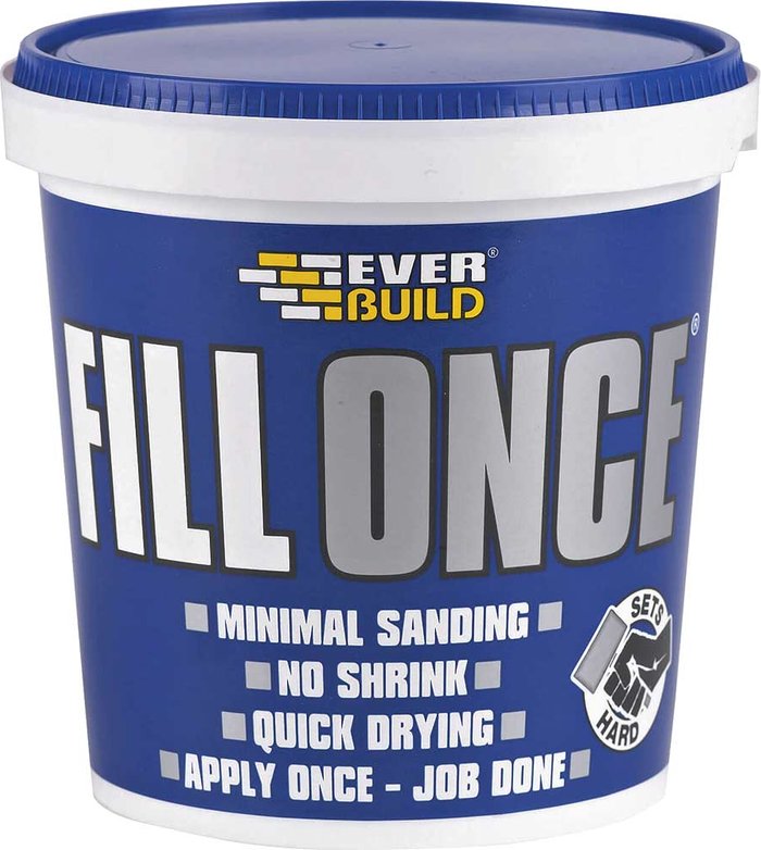 Tooled Up | Everbuild Everbuild Ready Mix Fill Once Tub 650ml Everbuild Everbuild Ready Mix Fill Once Tub 650ml