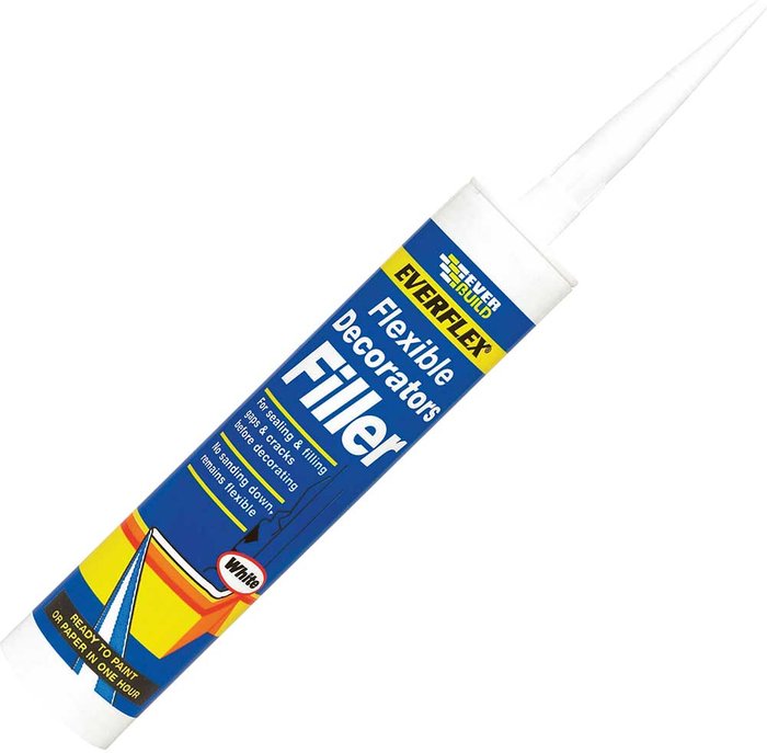 Tooled Up | Everbuild Everbuild Flexible Decorators Filler White 310ml Everbuild Everbuild Flexible Decorators Filler White 310ml