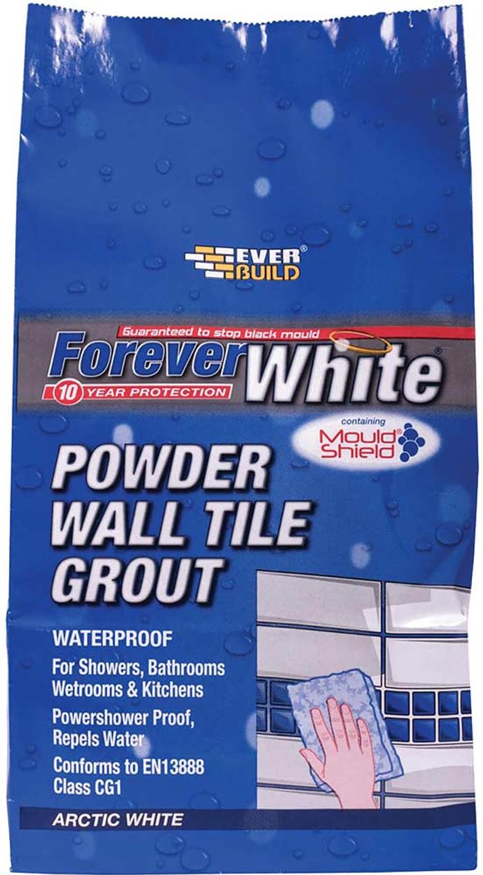 Tooled Up | Everbuild Everbuild Forever White Powder Wall Tile Grout 3kg Everbuild Everbuild Forever White Powder Wall Tile Grout 3kg