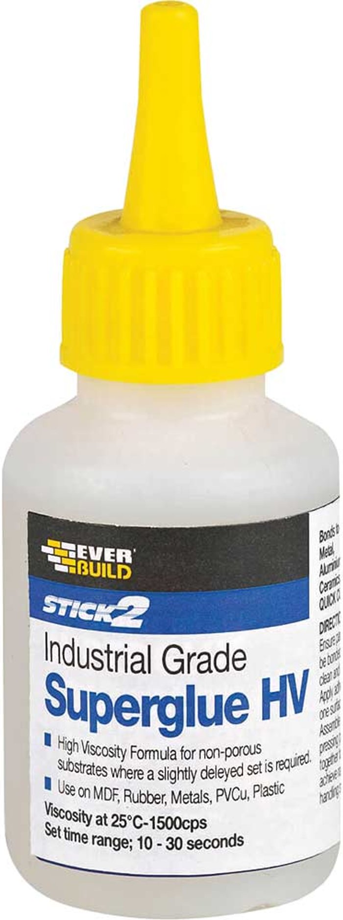 Tooled Up | Everbuild Everbuild Industrial Hi Viscosity Super Glue 50ml Everbuild Everbuild Industrial Hi Viscosity Super Glue 50ml