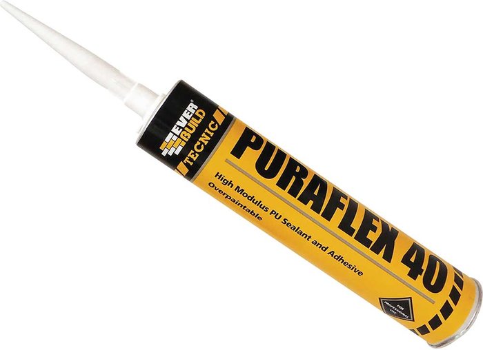 Tooled Up | Everbuild Everbuild Puraflex 40 Industrial PU Sealant Black Everbuild Everbuild Puraflex 40 Industrial PU Sealant Black