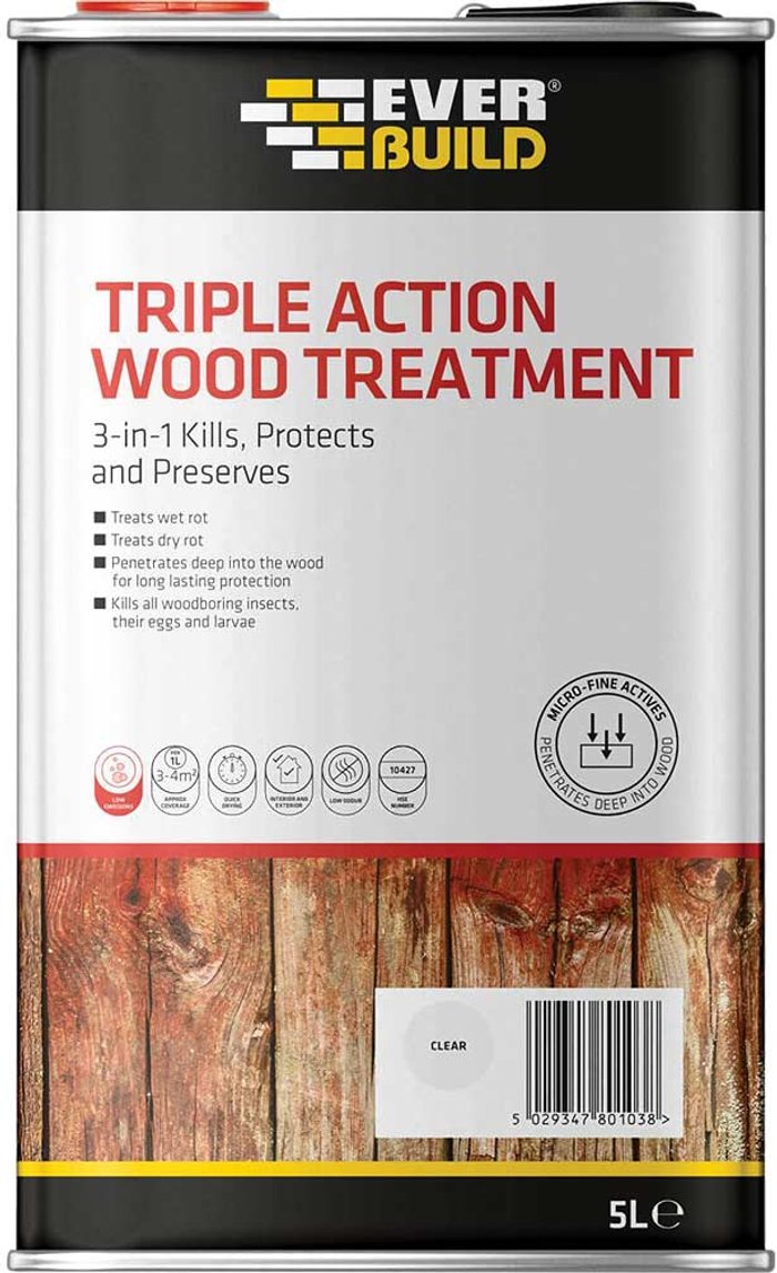 Tooled Up | Everbuild Everbuild Lumberjack Triple Action Wood Treatment 1l Everbuild Everbuild Lumberjack Triple Action Wood Treatment 1l