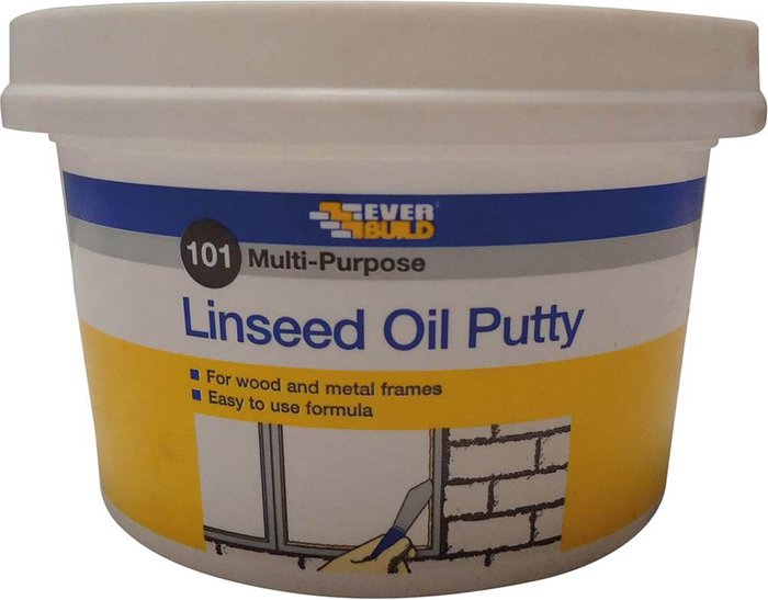 Tooled Up | Everbuild Everbuild Multi Purpose Linseed Oil Putty Natural 500g Everbuild Everbuild Multi Purpose Linseed Oil Putty Natural 500g