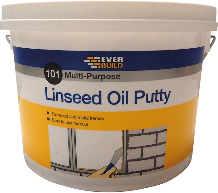 Tooled Up | Everbuild Everbuild Multi Purpose Linseed Oil Putty Natural 5000g Everbuild Everbuild Multi Purpose Linseed Oil Putty Natural 5000g