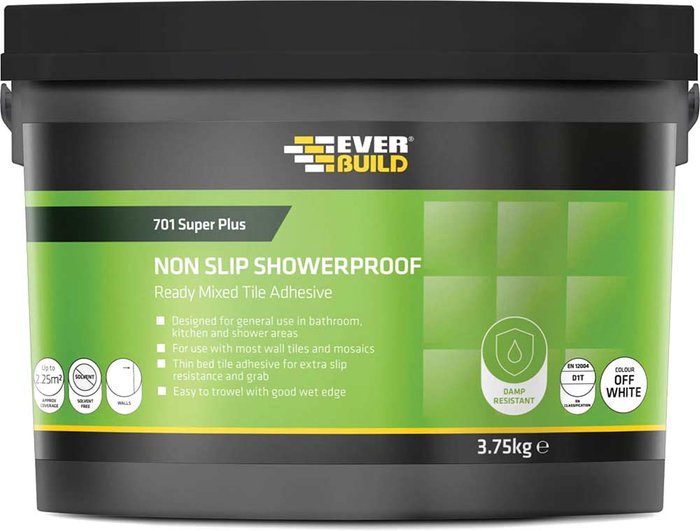 Tooled Up | EVERBUILD Non Slip Tile Adhesive 7.5kg EVBNS05 EVERBUILD Non Slip Tile Adhesive 7.5kg EVBNS05