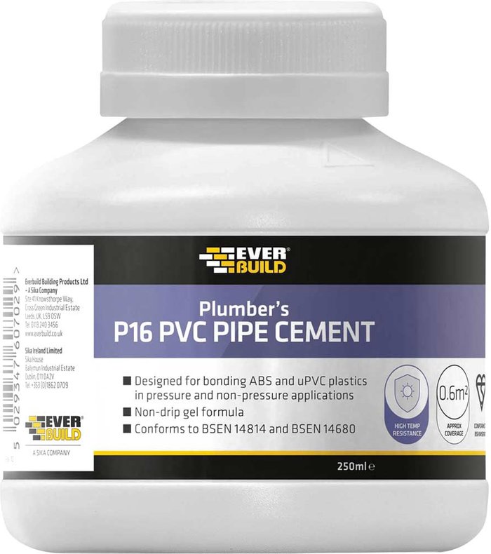 Tooled Up | Everbuild Everbuild P16 Plumbers PVC Pipe Cement Everbuild Everbuild P16 Plumbers PVC Pipe Cement